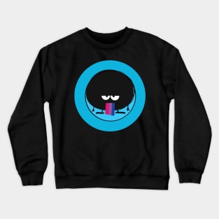 Dusty Speckison - Bisexual rainbow barf Crewneck Sweatshirt